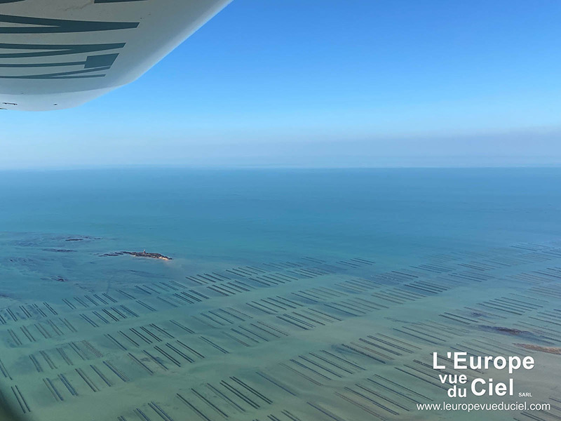 Photos aériennes des rivages de la Manche